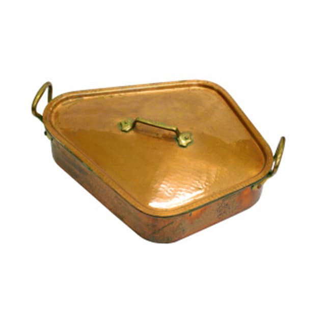 Судок медный с крышкой для палтуса Paderno 45491-50