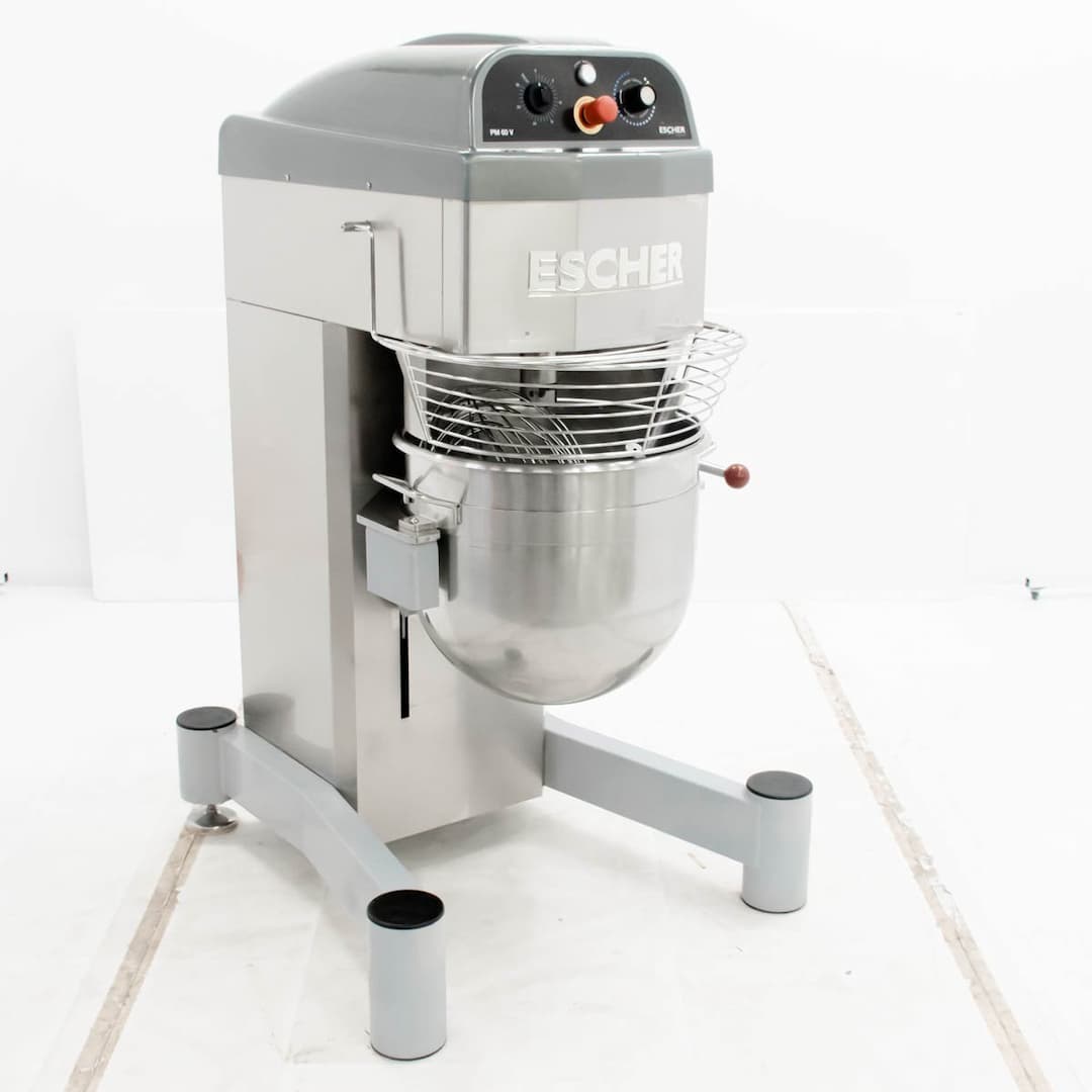 Миксер планетарный Escher PM 60-V+1 дежа+тележка для дежи арт. УТ-00093731 (Восстановленное 1 шт)