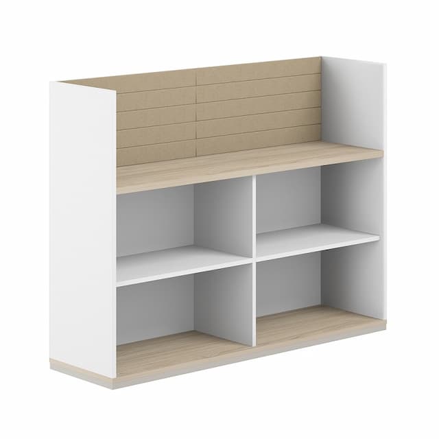 Стеллаж-комбо 1238 односторонний Norden Allegro AG.251.400.661.BG с экраном тканевым высоким