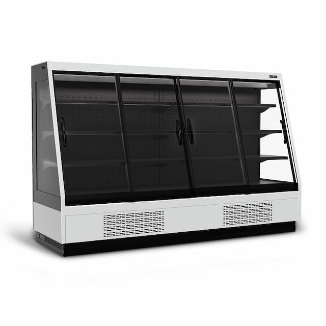 Витрина холодильная Carboma Tokyo 2 F16-08 VV 2,5-1 0030 STANDARD фронт X1 (версия 2.0) (9006-9005)